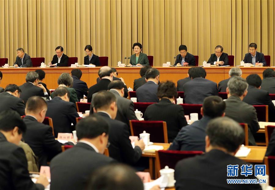 12月9日，中共中央政治局委員、國務(wù)院副總理劉延東在北京出席教育部直屬高校工作咨詢委員會第26次全體會議并講話。 新華社記者劉衛(wèi)兵攝