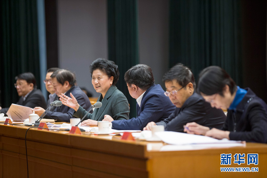 1月16日，中共中央政治局委員、國(guó)務(wù)院副總理劉延?xùn)|在北京出席“加強(qiáng)和改進(jìn)新形勢(shì)下高校思想政治工作專(zhuān)題研討班”開(kāi)班式。 新華社記者崔新鈺 攝
